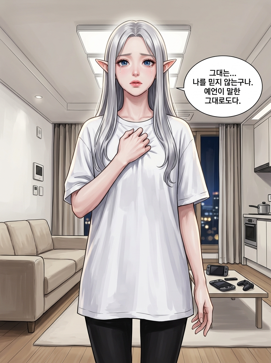 금발 엘프의 각인 5컷