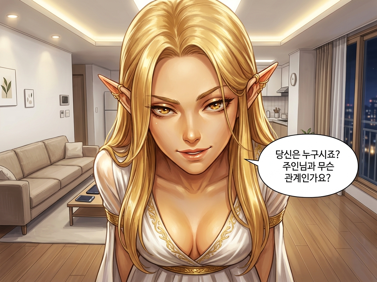 금발 엘프의 각인 21컷