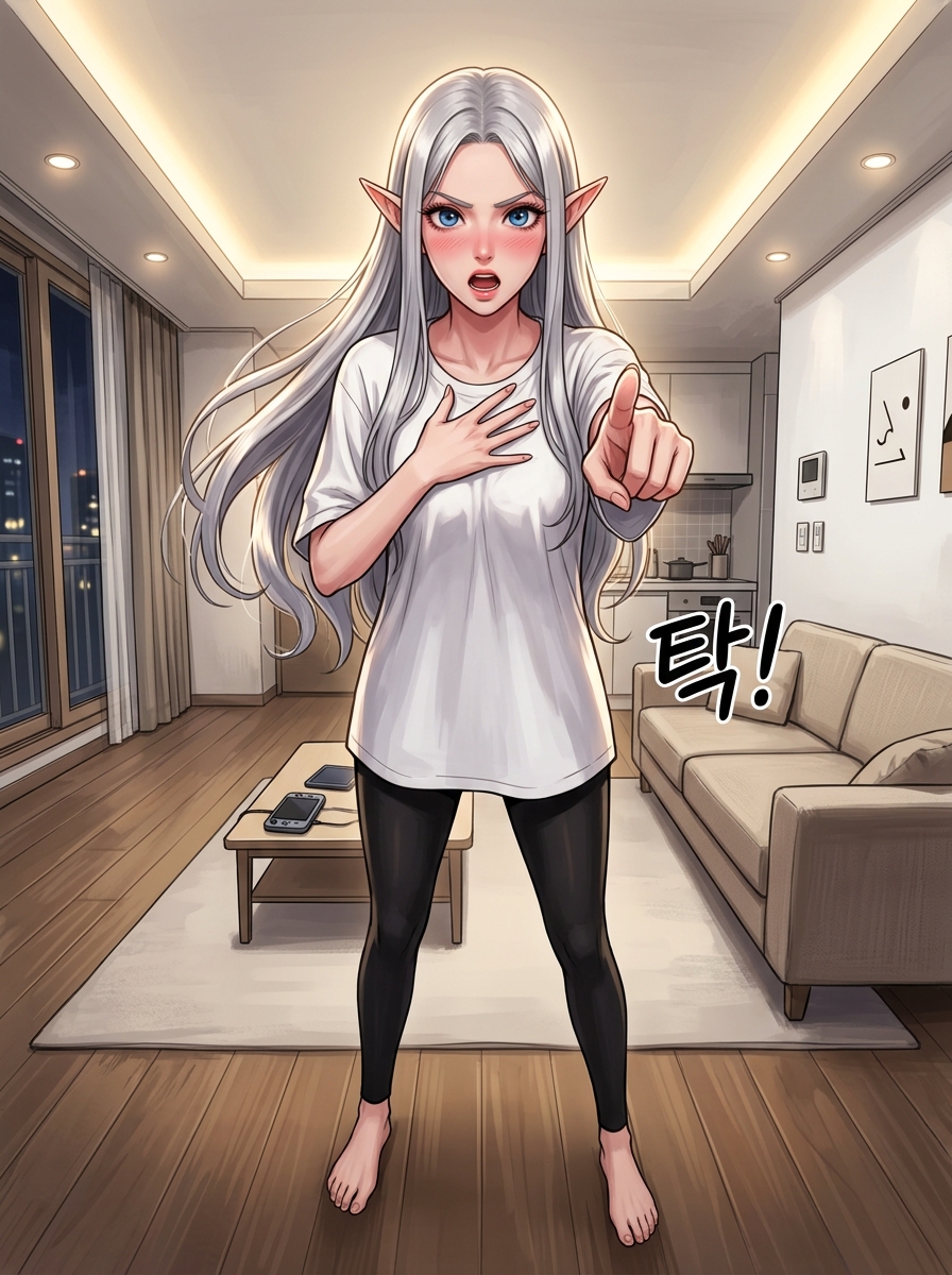 금발 엘프의 각인 24컷