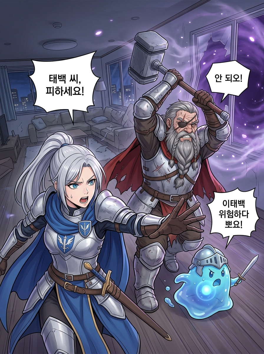 마도사슬라임의 공간 전이 8컷