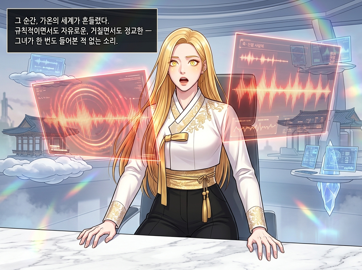 빛이 말하길, 비트가 내려왔다 5컷