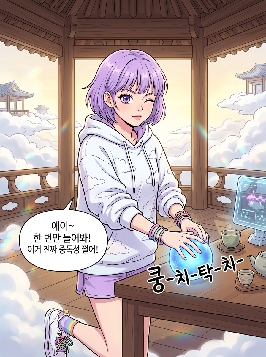 빛이 말하길, 비트가 내려왔다 10컷
