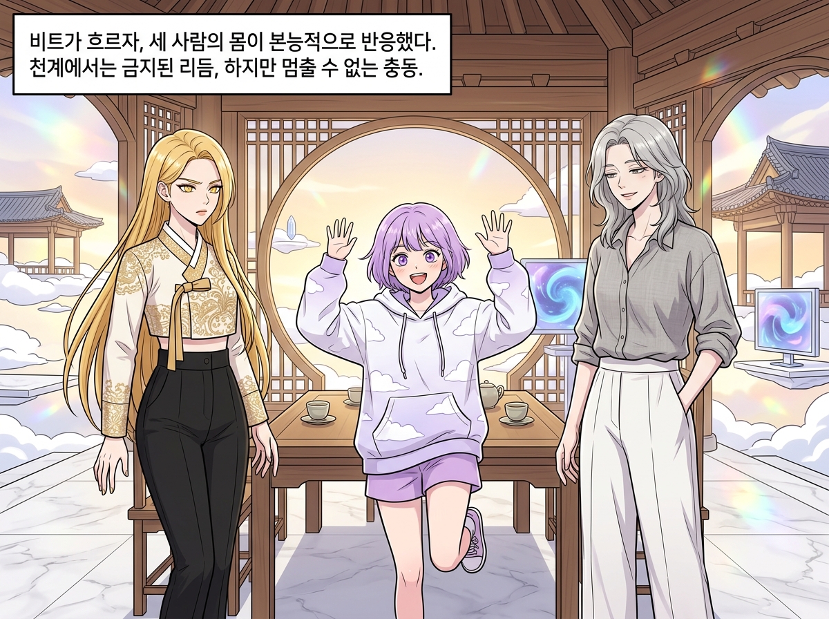 빛이 말하길, 비트가 내려왔다 11컷