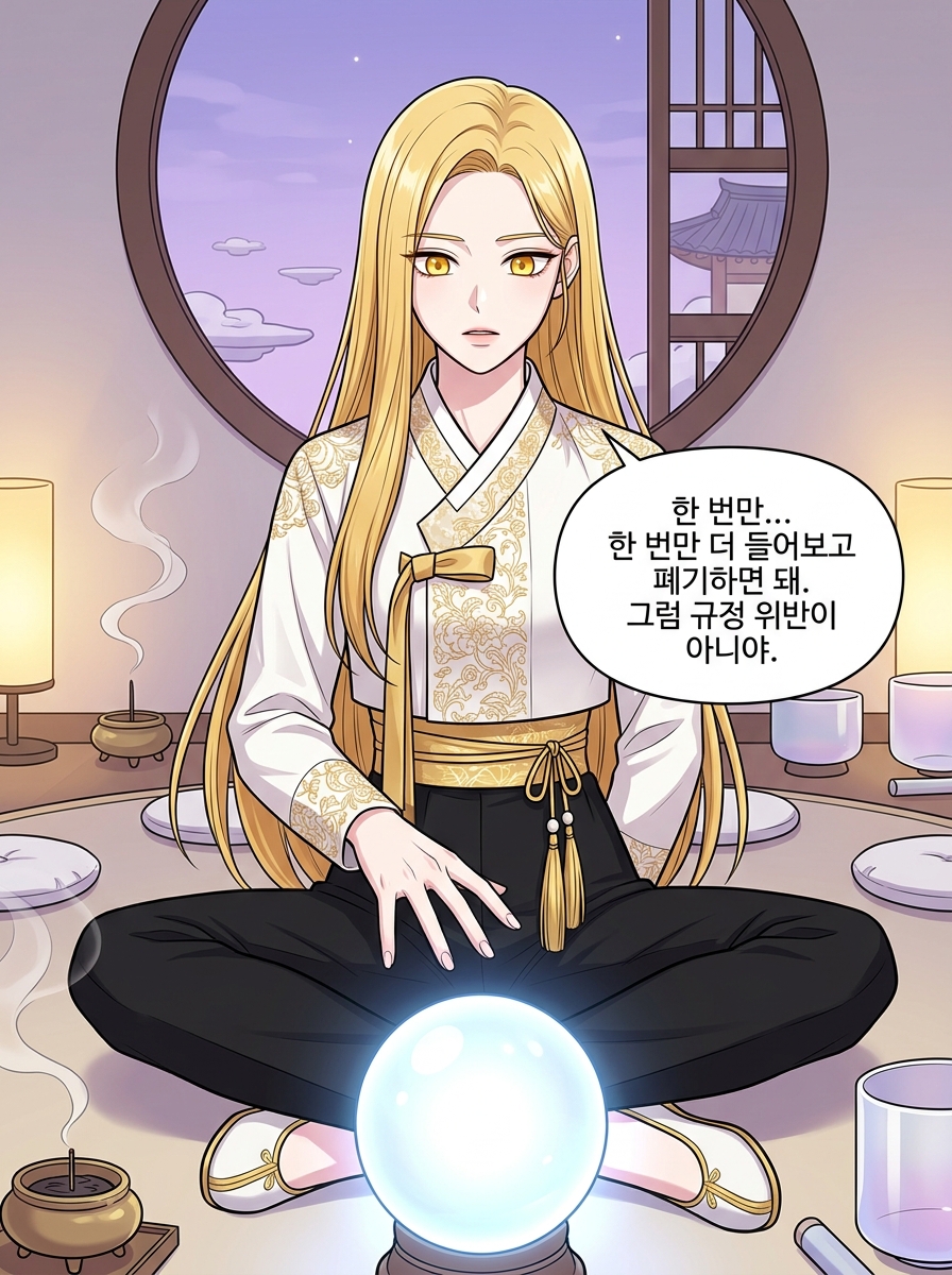빛이 말하길, 비트가 내려왔다 17컷