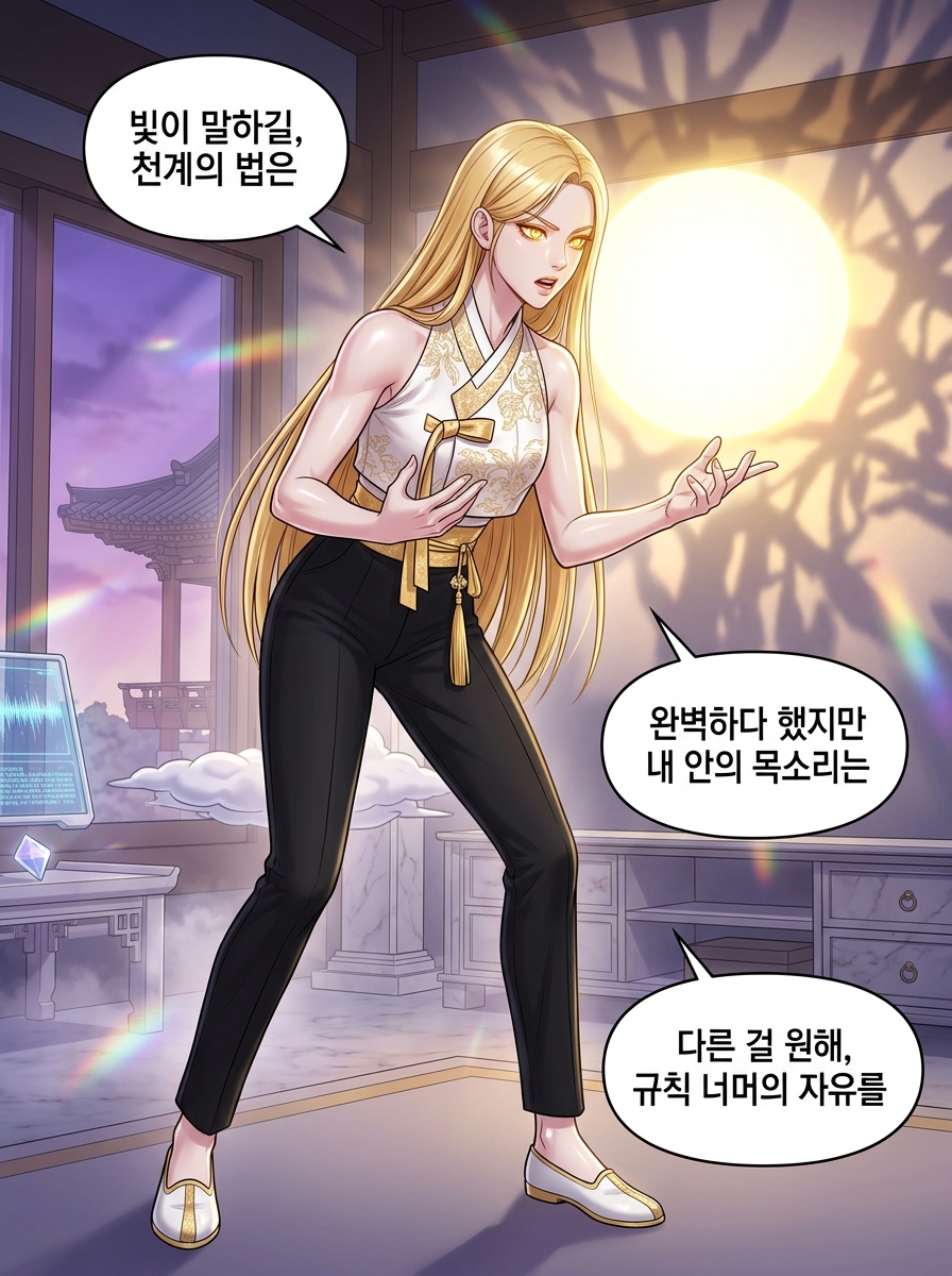 빛이 말하길, 비트가 내려왔다 19컷