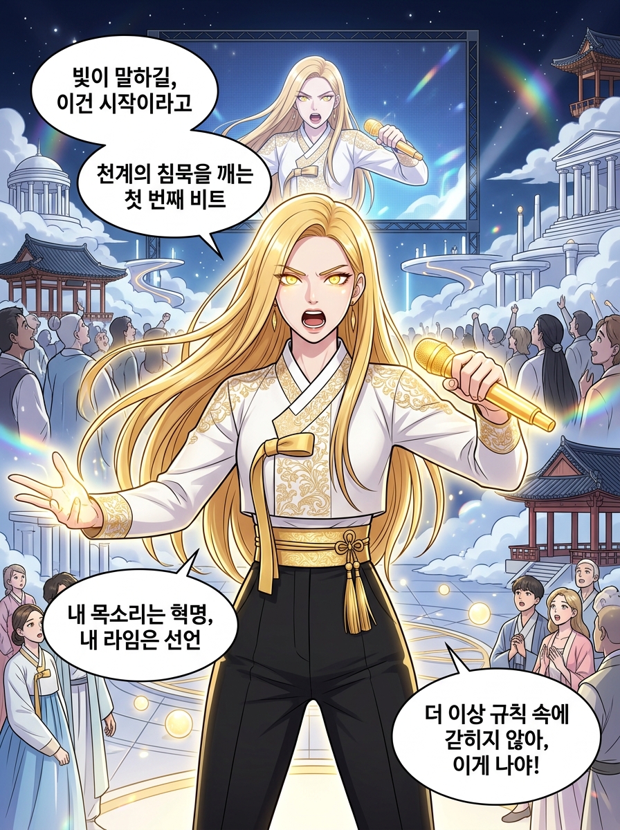 빛이 말하길, 비트가 내려왔다 27컷