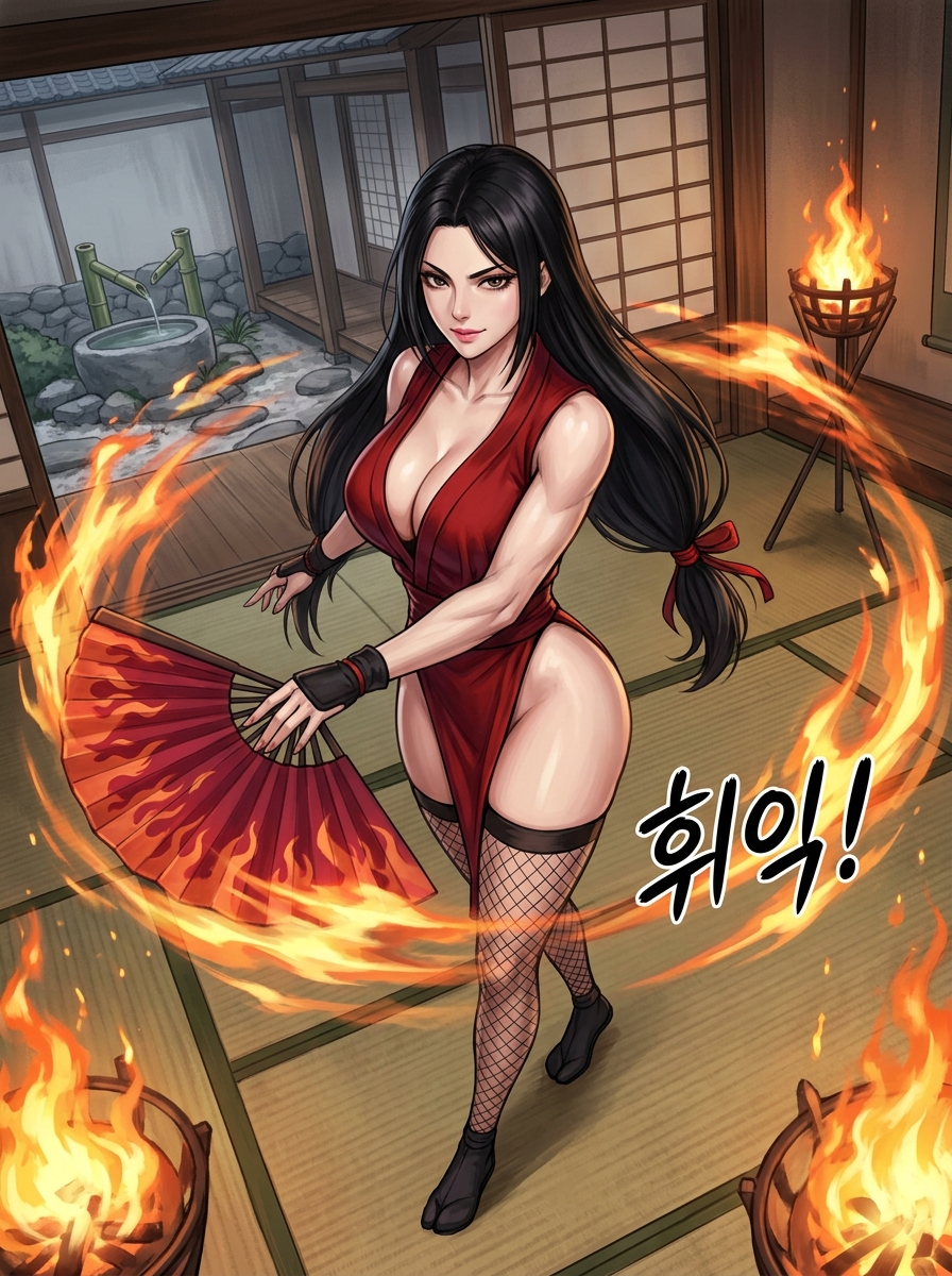 붉은 불꽃의 쿠노이치 15컷