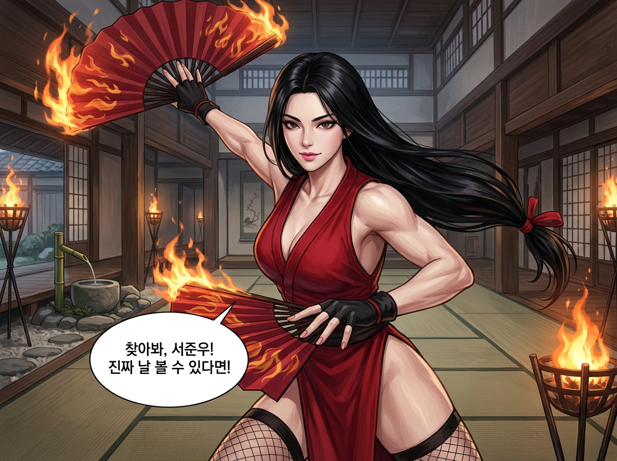 붉은 불꽃의 쿠노이치 18컷