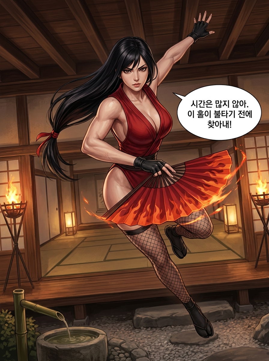 붉은 불꽃의 쿠노이치 21컷