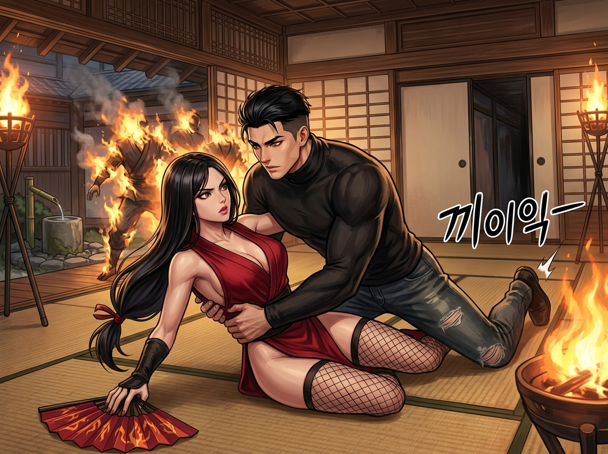 붉은 불꽃의 쿠노이치 25컷