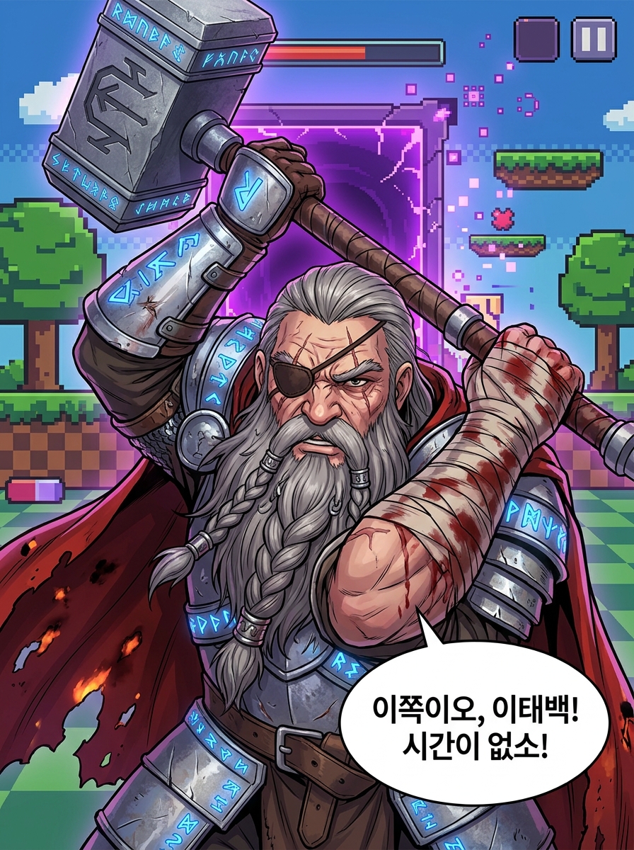 도트 세계의 규칙 4컷