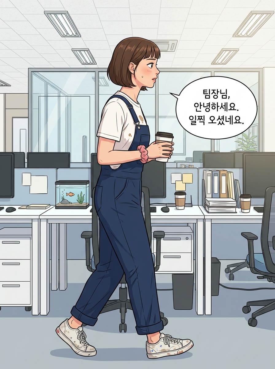 팀장님의 의외의 취미 4컷