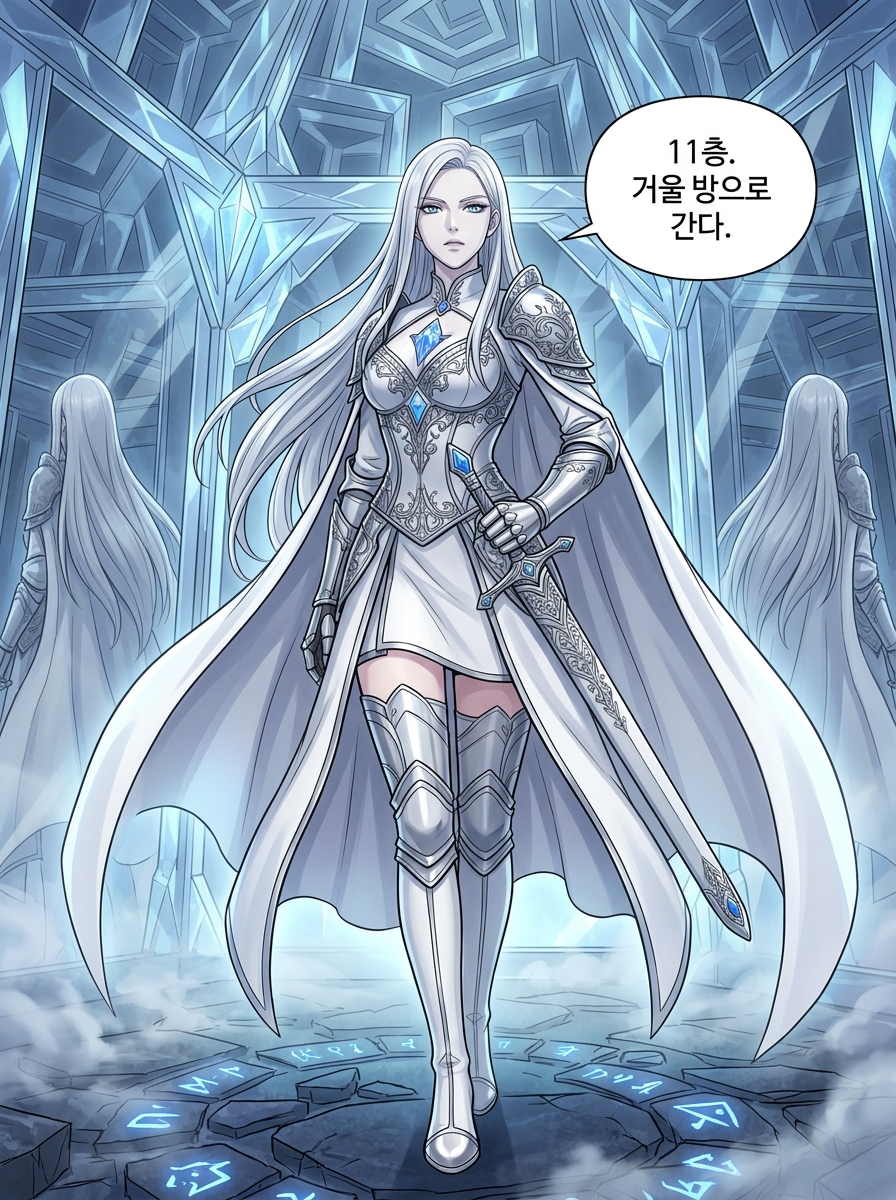 검성 마리벨: 무한 레벨업의 계약자 5화 - 거울 방의 선택 6컷