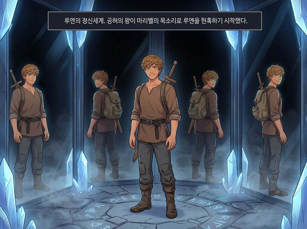 검성 마리벨: 무한 레벨업의 계약자 5화 - 거울 방의 선택 16컷