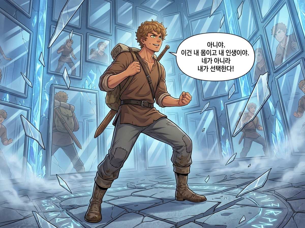 검성 마리벨: 무한 레벨업의 계약자 5화 - 거울 방의 선택 21컷