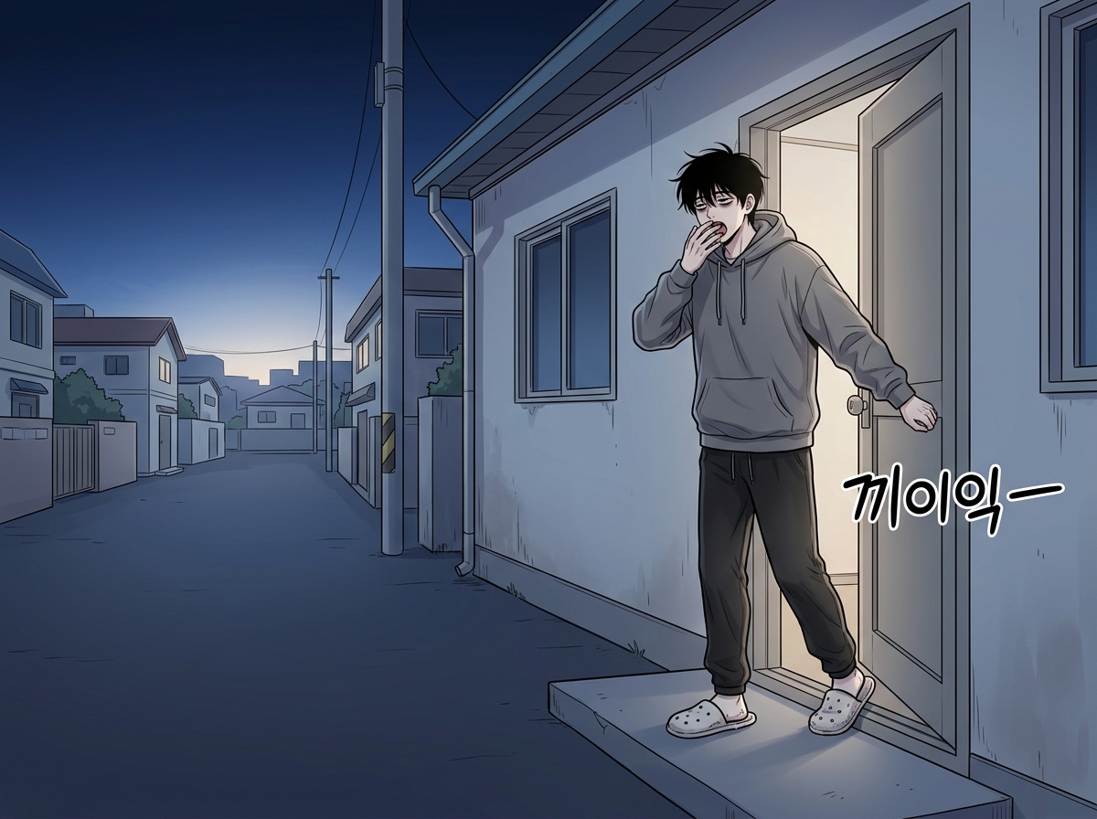 뜻밖의 만남 7컷