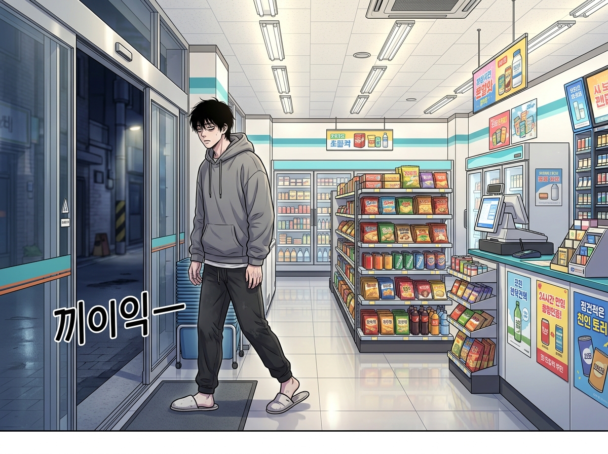 뜻밖의 만남 11컷