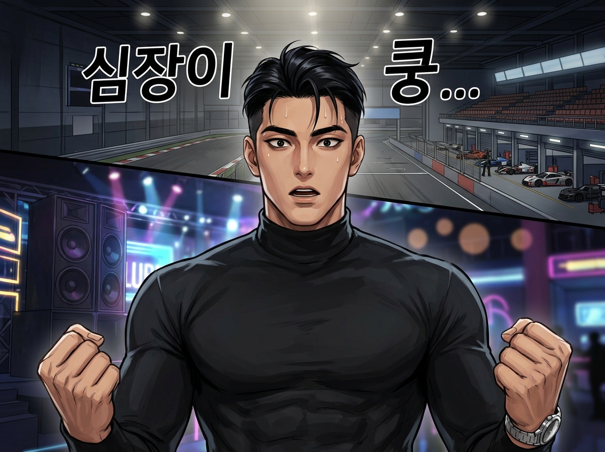 레이싱 하트 — 시속 300km의 고백 9컷