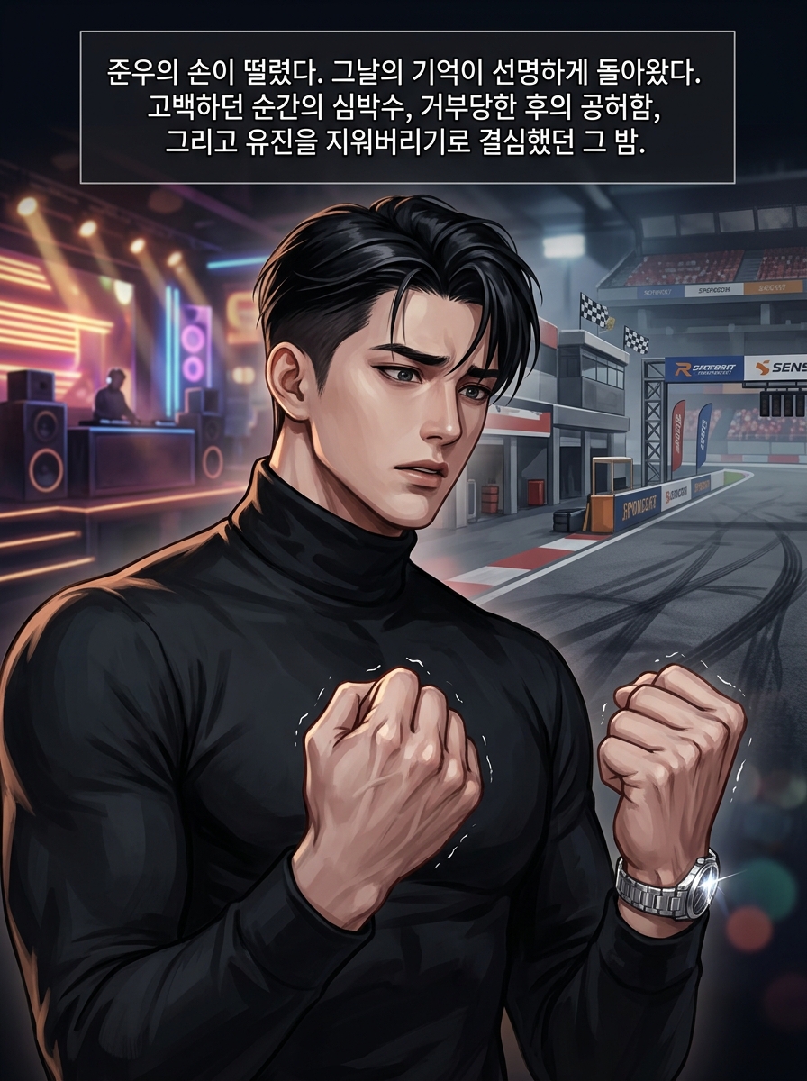 레이싱 하트 — 시속 300km의 고백 11컷