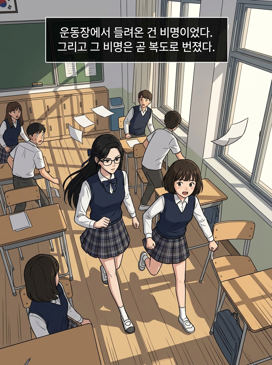 격리된 학교, 살아남은 소녀들 6컷