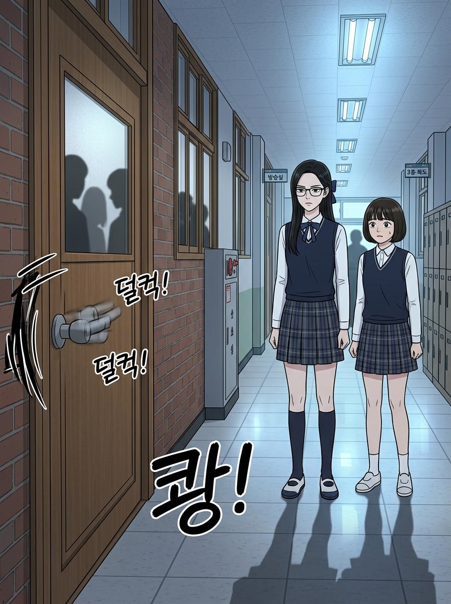 격리된 학교, 살아남은 소녀들 9컷