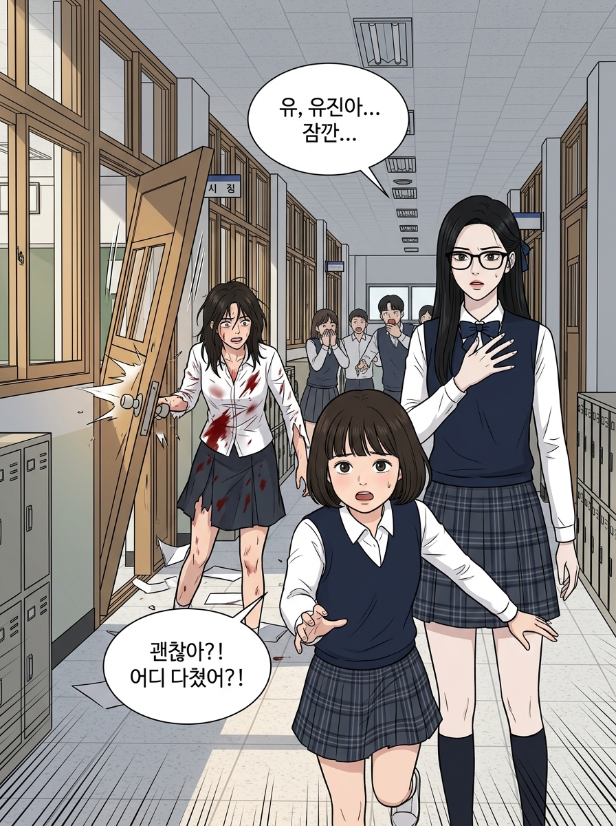 격리된 학교, 살아남은 소녀들 10컷