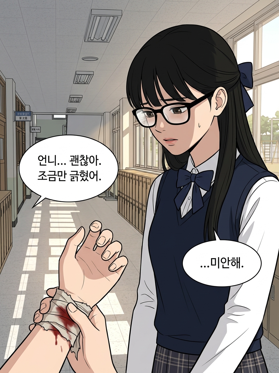 격리된 학교, 살아남은 소녀들 17컷