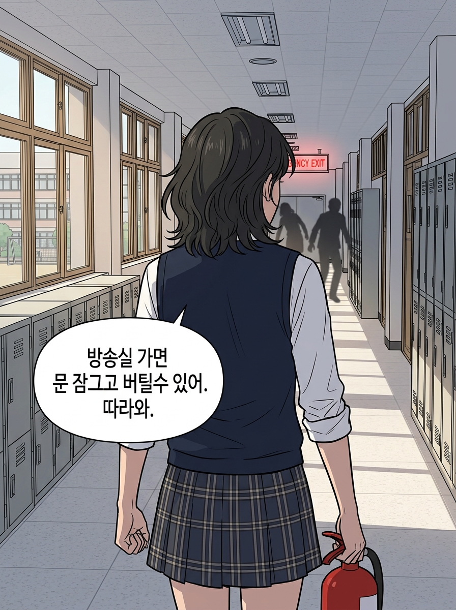 격리된 학교, 살아남은 소녀들 19컷