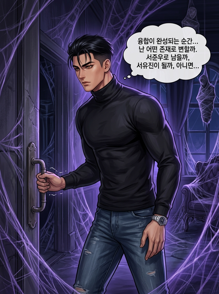 거미줄 속 융합 3컷