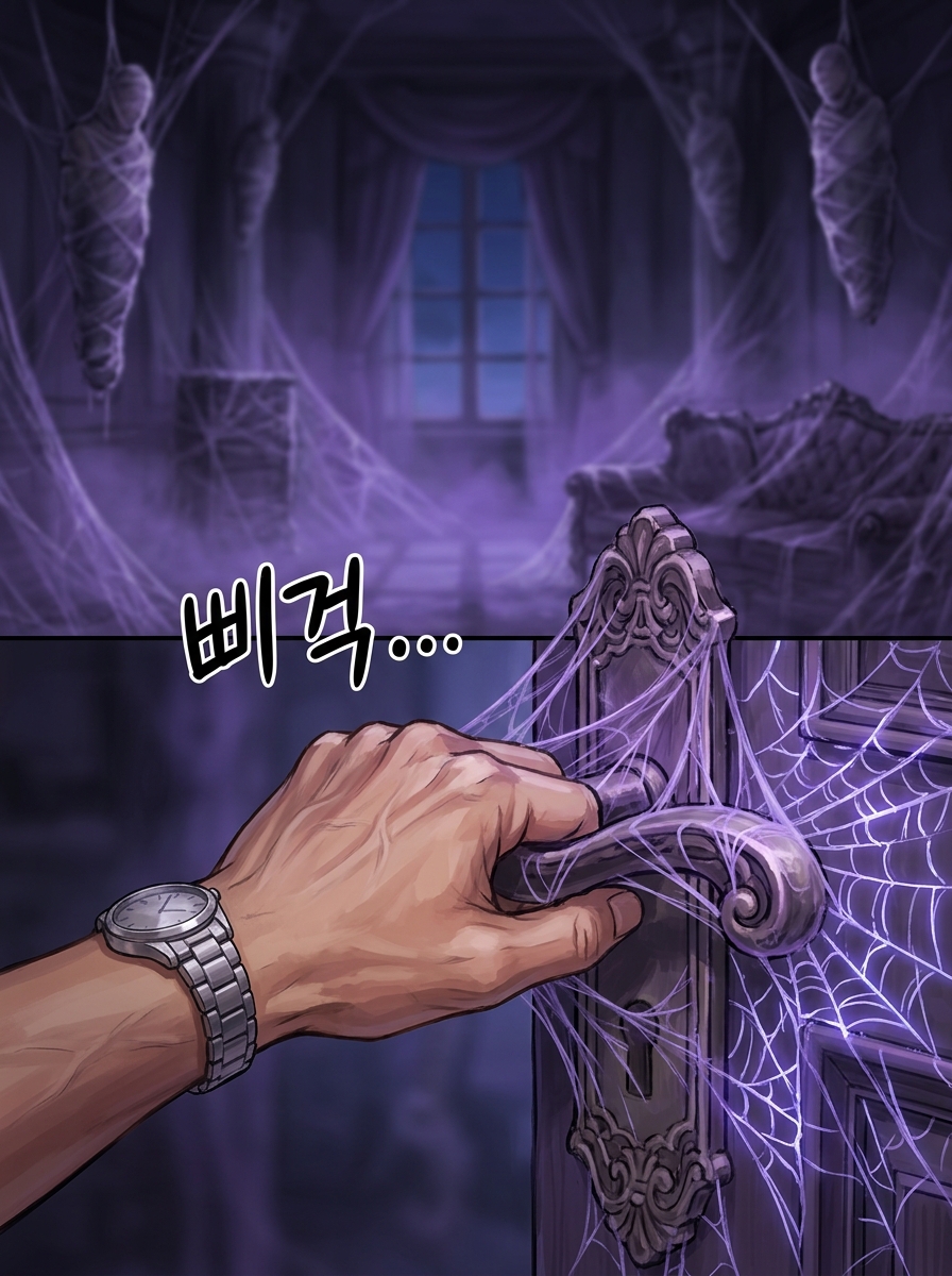 거미줄 속 융합 4컷