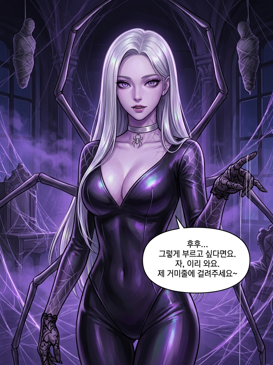 거미줄 속 융합 10컷