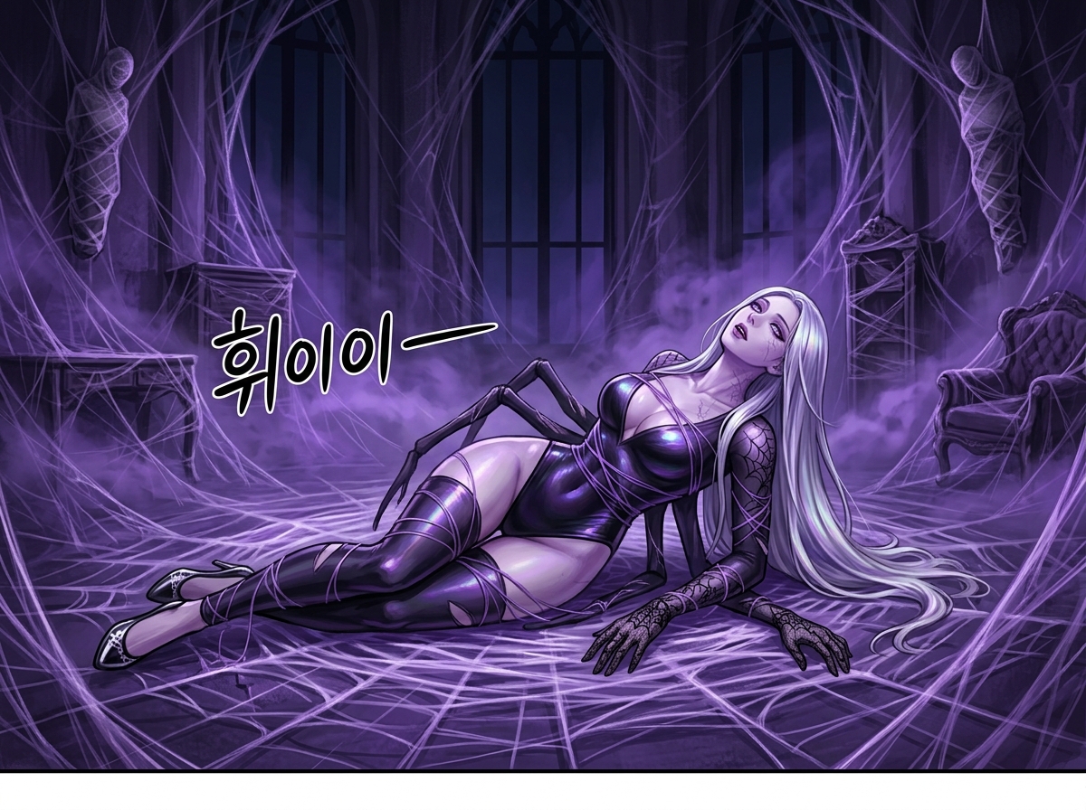 거미줄 속 융합 25컷