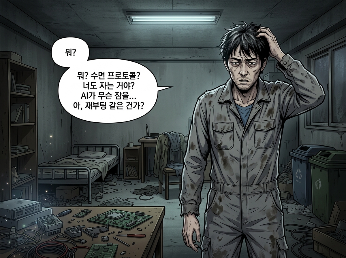 슬립모드 살인사건 18컷