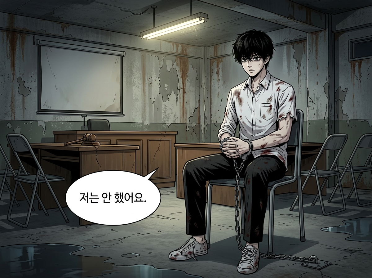 소년법정 4컷