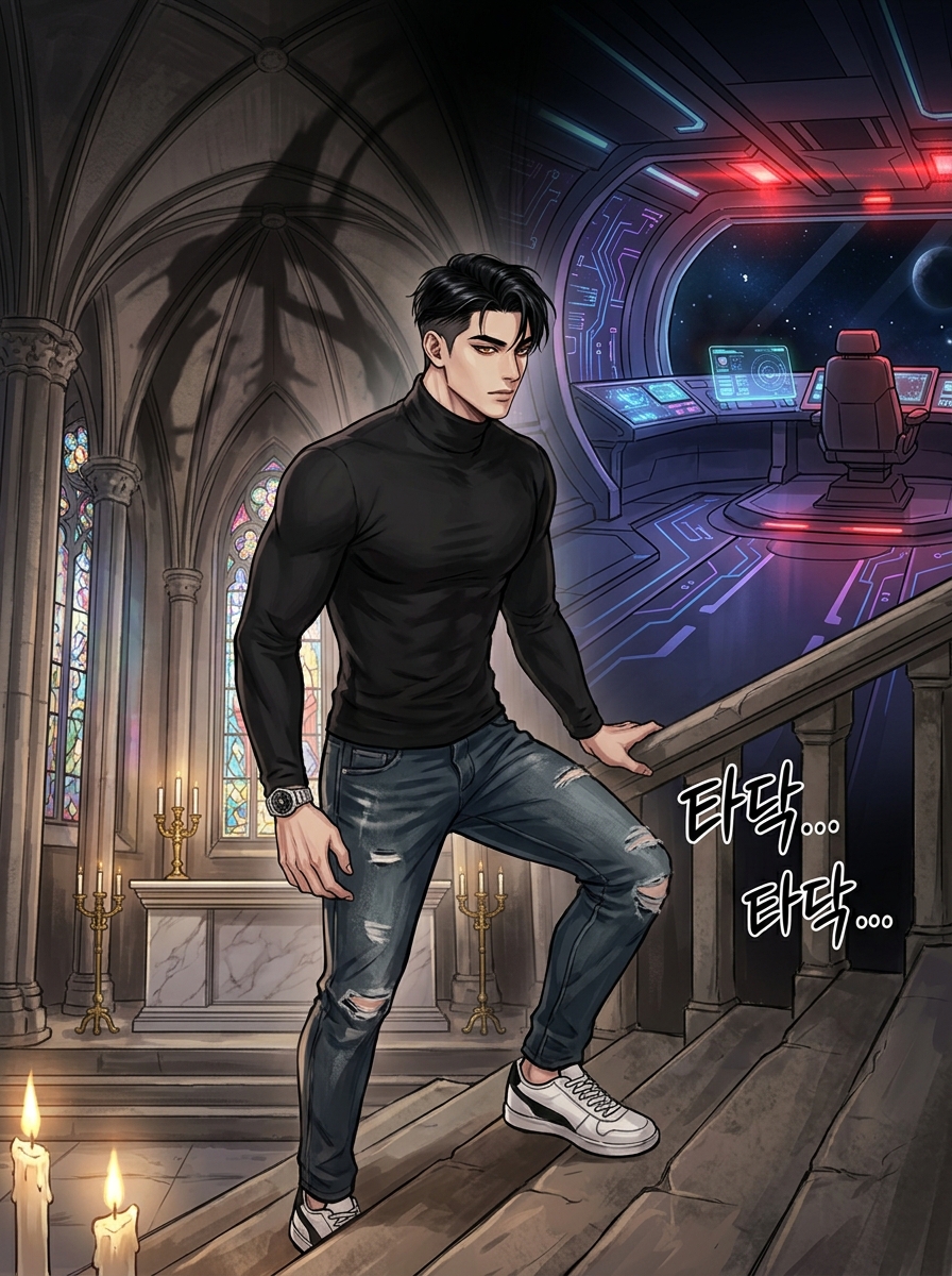 무중력 속 정복 5컷