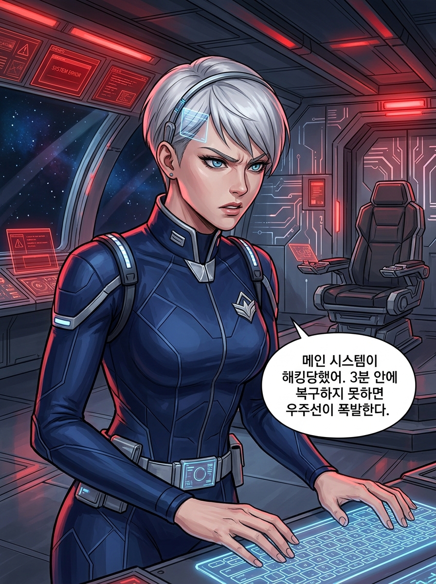 무중력 속 정복 10컷