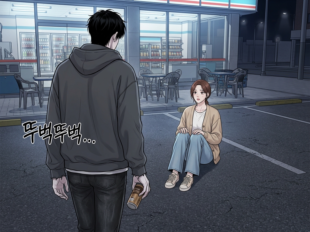 새벽 4시의 두 사람 7컷