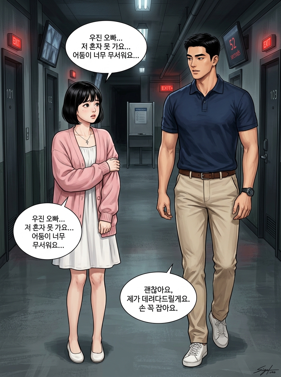 침묵의 집성촌: 관찰자 게임 4컷