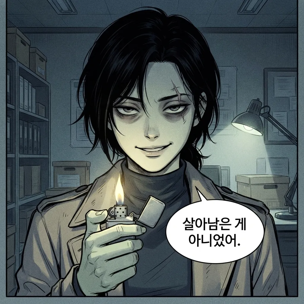 남겨진 소지품 4컷