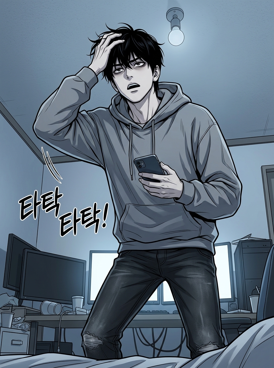 겹쳐지는 경계 18컷