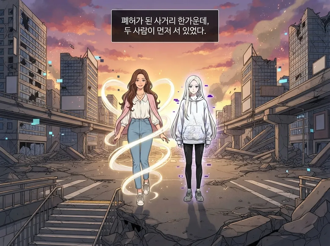 세 여신의 재회, 그리고 새로운 질문 9컷