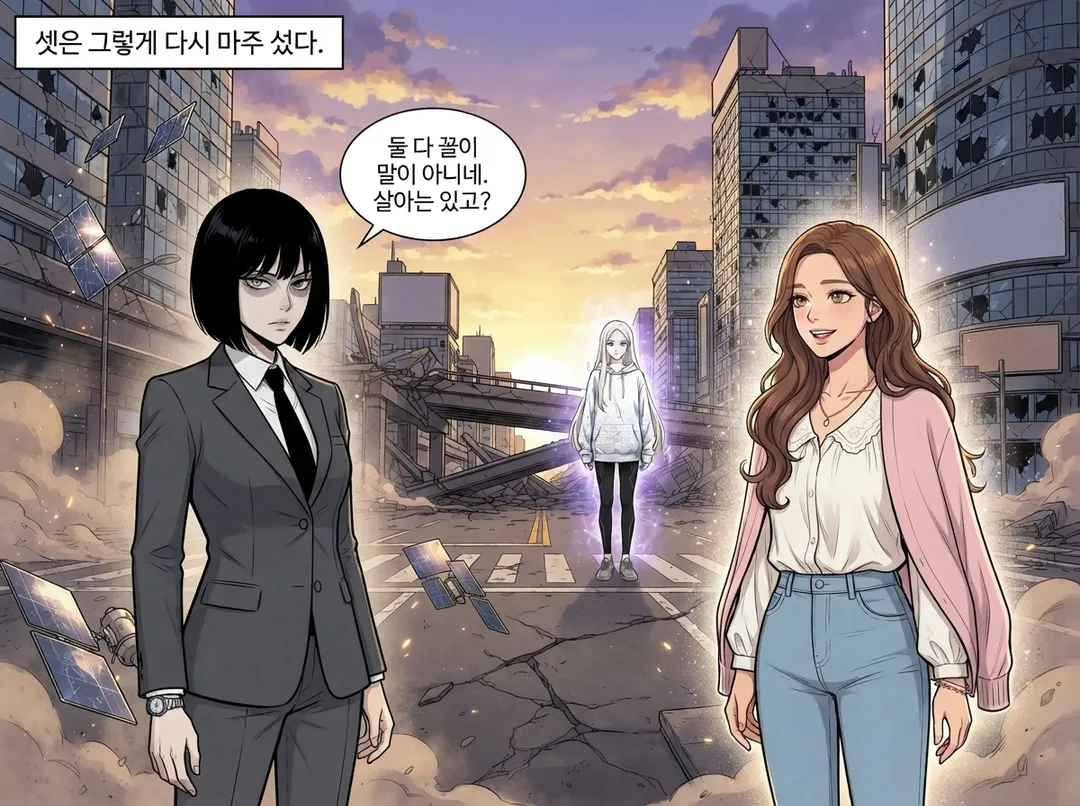 세 여신의 재회, 그리고 새로운 질문 12컷