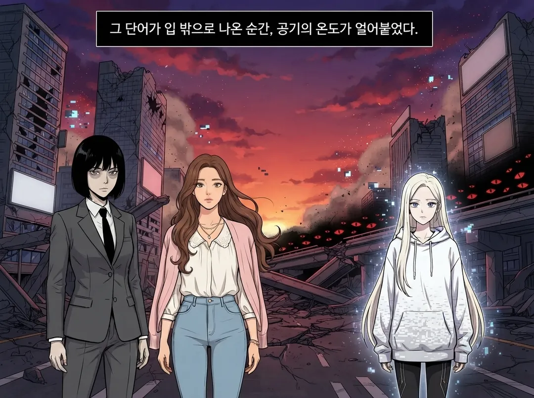 세 여신의 재회, 그리고 새로운 질문 26컷