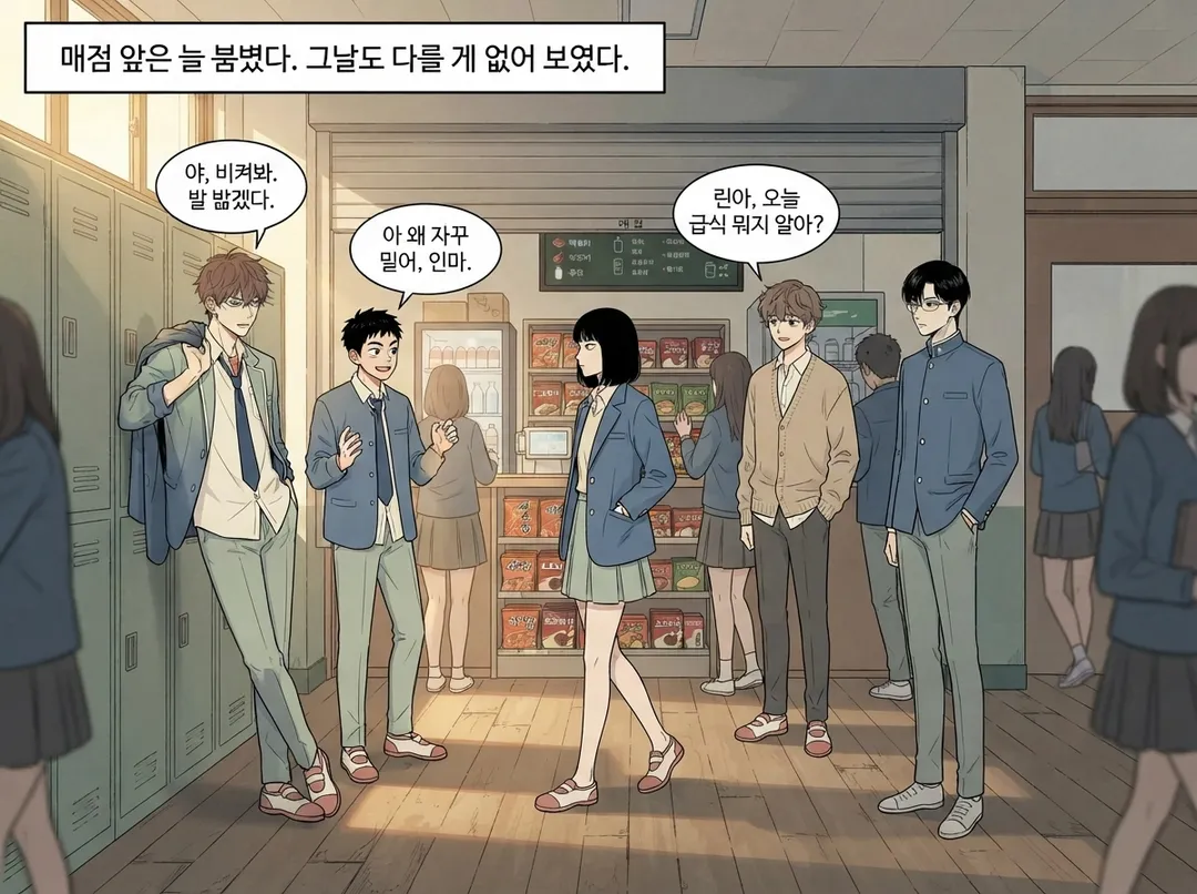 무표정의 온도 9컷