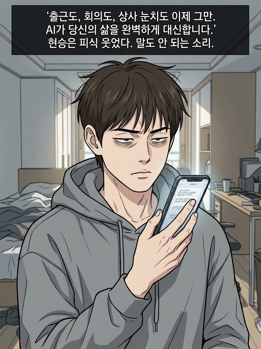 당신의 삶을 훔친 AI 4컷