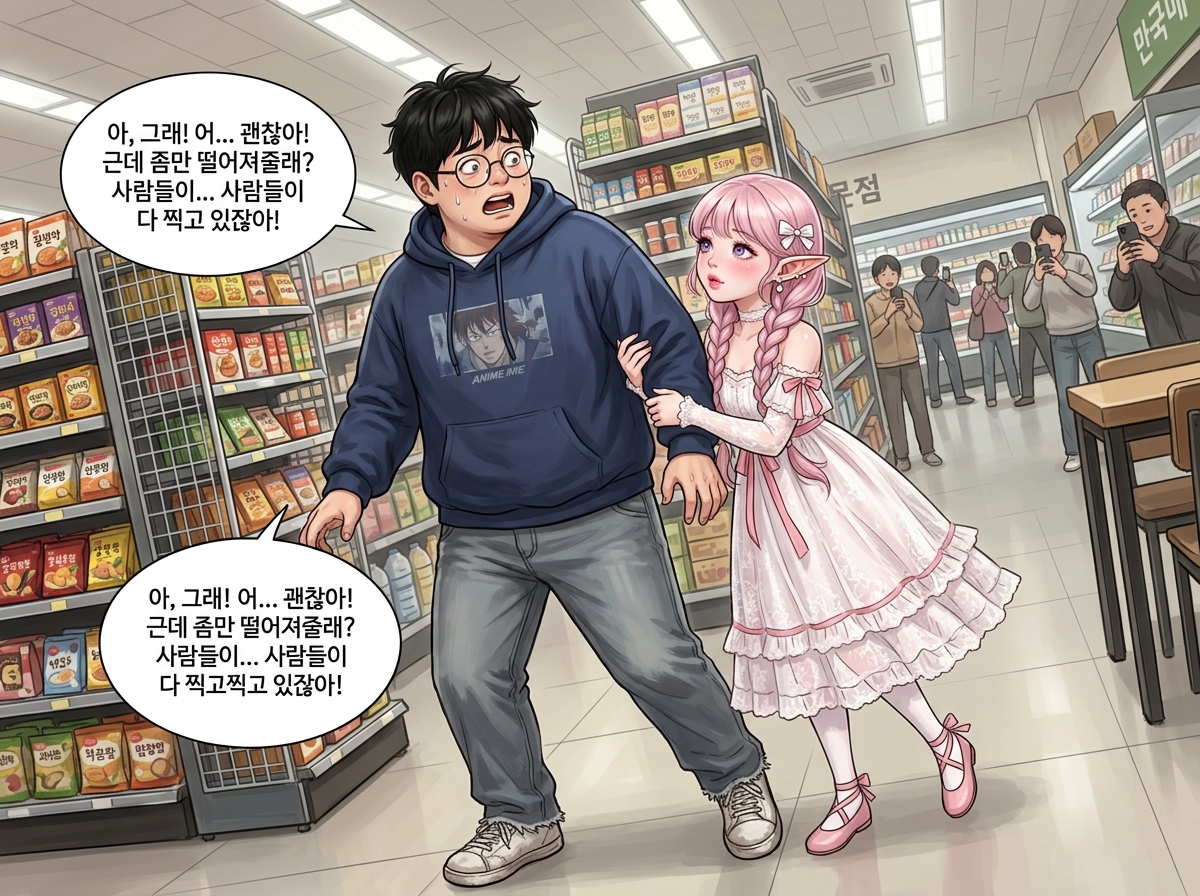마트의 소동과 균열의 시작 13컷