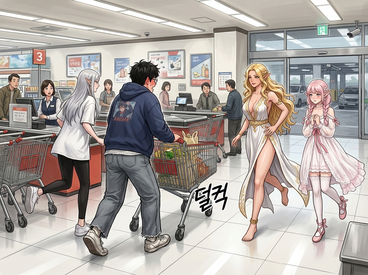 마트의 소동과 균열의 시작 21컷