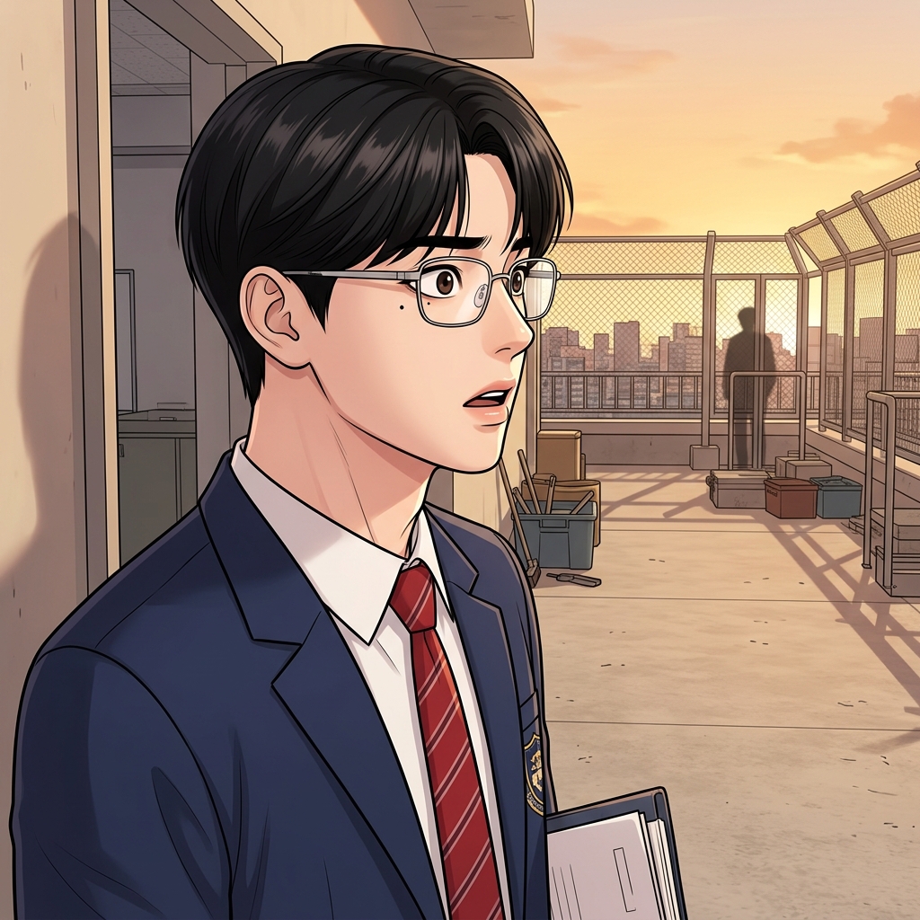 옥상의 눈물 3컷