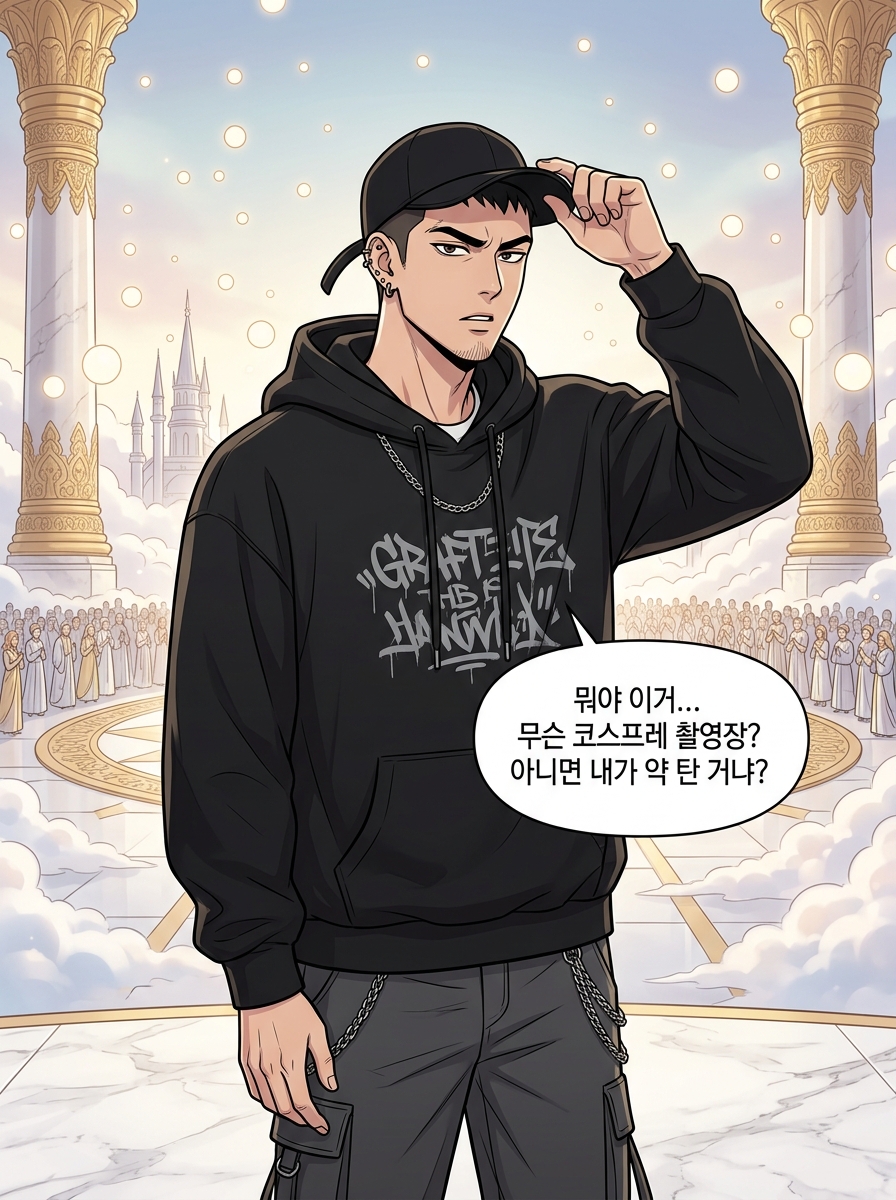빛이 말하길, 비트가 내려왔다 9컷