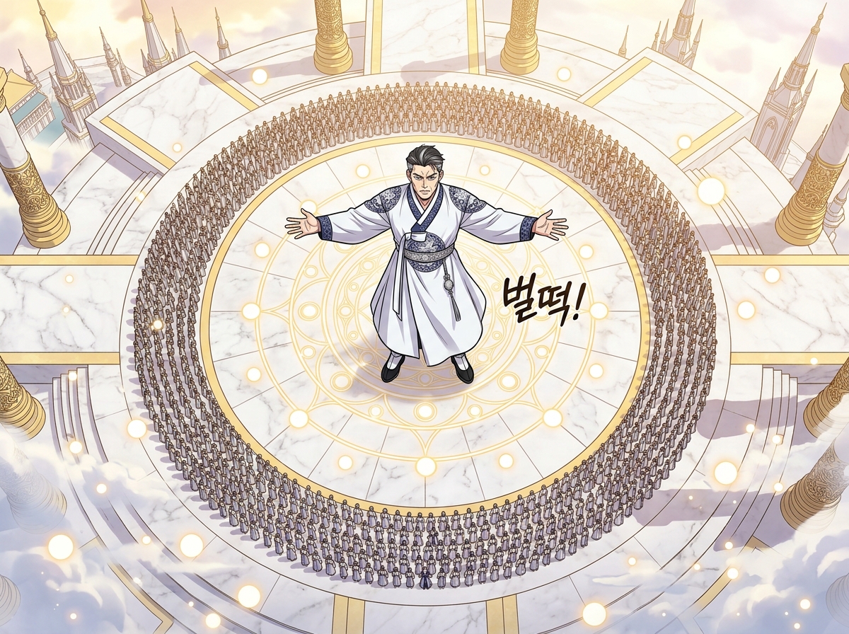 빛이 말하길, 비트가 내려왔다 13컷